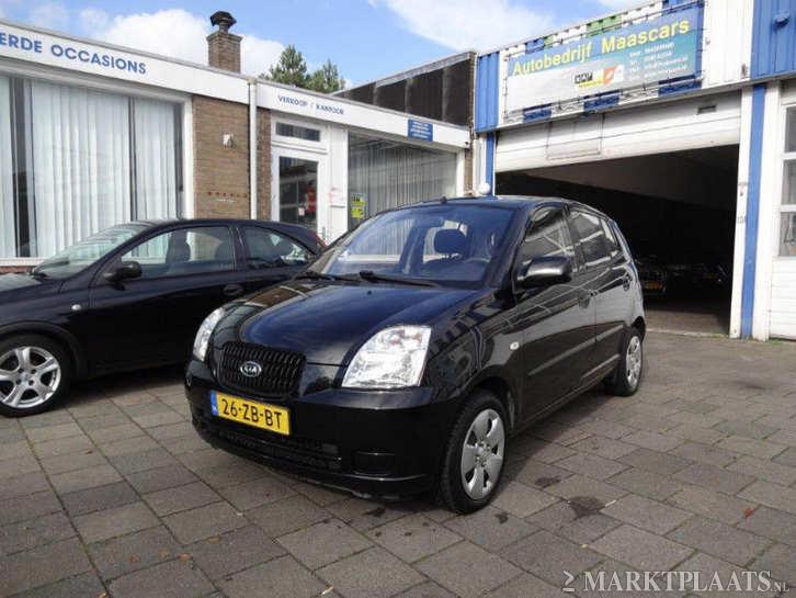 KIA Picanto 1.0 2007 zwart stuurbekrachtiging 1e eigenaar