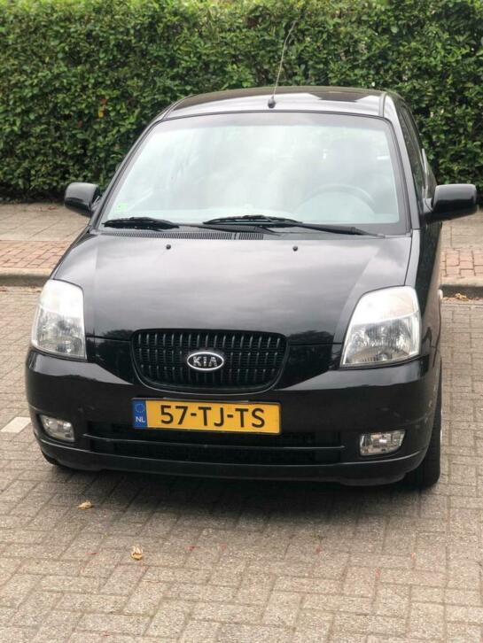 KIA Picanto 1.0 bling 2006 Zwart stuurbekr airco 5DR