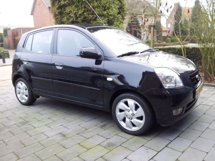 KIA Picanto 1.0 EX 2006 Zwart AIRCO 70921km