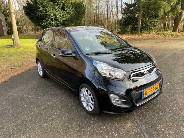 KIA Picanto 1.0Cvvt 5-DRS Super Pack Zwart, LM-velgen, Airco