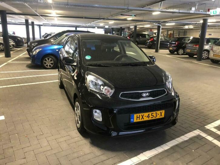 KIA Picanto 1.0Cvvt comfort 5-DRS 2016 Zwart navigatie airco