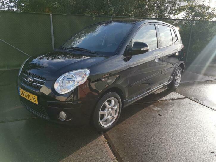 KIA Picanto 1.1 2009 Zwart Airco Cruise control