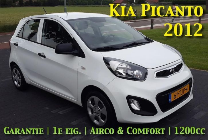 KIA Picanto 1.2 Cvvt 5-DRS 2012 (Airco amp Comfort pakket)