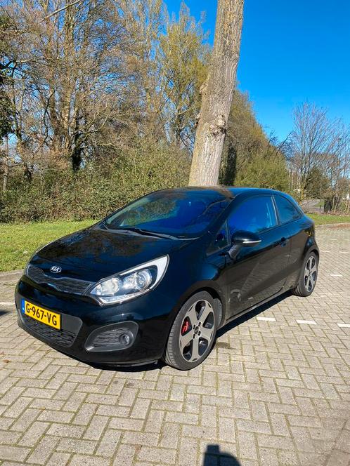 KIA RIO 1.2 I 3DRS 2012 Zwart SUPER PACK