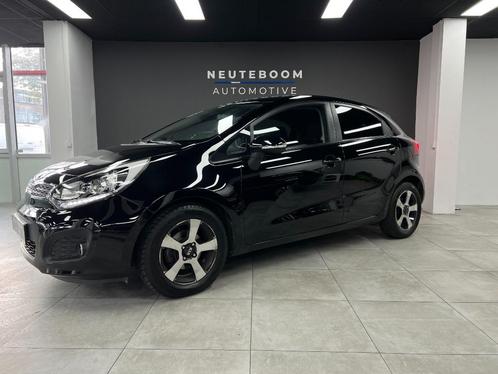 Kia Rio 1.2 I 5DRS 2013 Zwart Airco  NAP  LED  1ste eigen