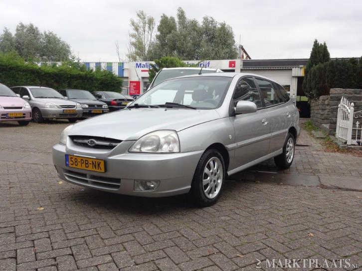 KIA RIO 1.5 I 16V HB 2004 Grijs AIRCO, Dealer onderhouden