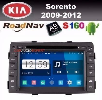 Kia Sorento 2009-2012 radio navigatie bluetooth android 4.4