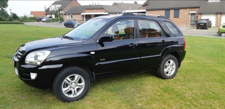 KIA Sportage 2005 Zwart leder