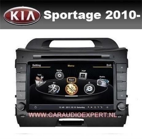 Kia Sportage 8 inch radio navigatie bluetooth DVD GPS iPod