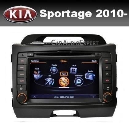 Kia Sportage radio navigatie 3G Wifi bluetooth USB iPod GPS