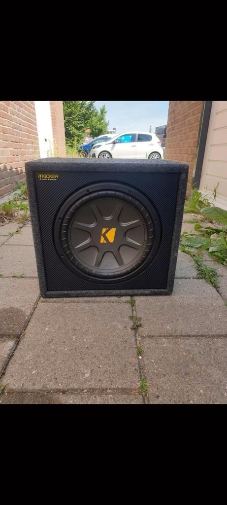 Kicker subwoofer en versterker 125 watt rms