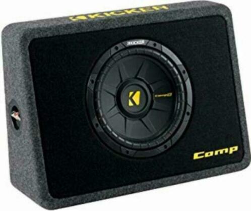 Kicker TCompS102 600watt platte kist