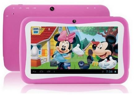 Kids Tablet ind e kleur roze of blauw