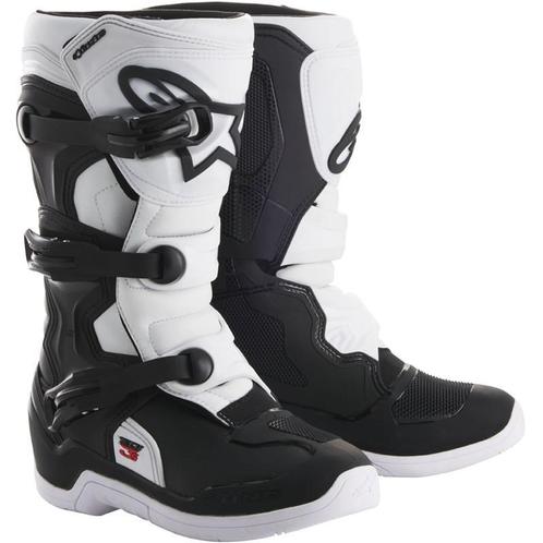 Kinder Crosslaarzen Alpinestars Tech 3S - Zwart  Wit