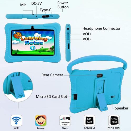 kinderTablet, 7 inch Android Tablet