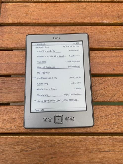 Kindle Amazon 4e generatie D01100 E-Reader ebook getest