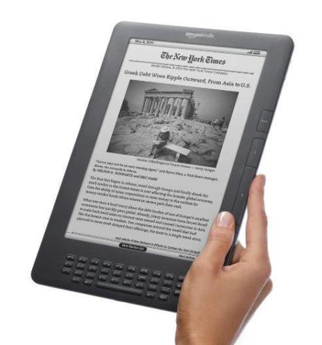 Kindle DX (9,7inch e-reader, gratis 3G) met cover 46