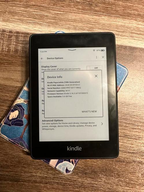 Kindle paperwhite 10th generation 8GB
