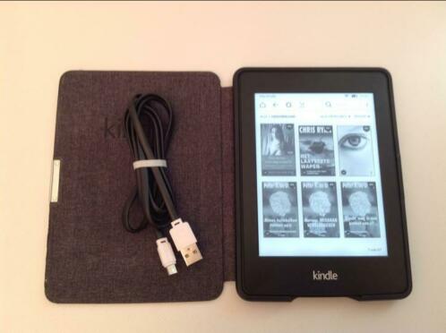 Kindle Paperwhite 2, 4GB, 2014, verlichting, veel boeken