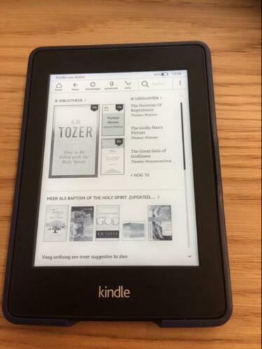 Kindle Paperwhite 2 WiFi touchscreen - met Kindle-hoes