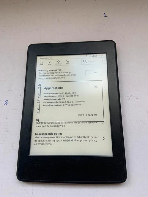 Kindle Paperwhite 3 2015 factory reset