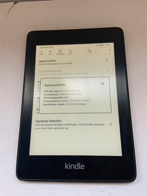 Kindle Paperwhite 4 10e gen 2019 gereset