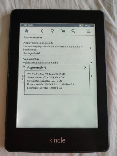 Kindle Paperwhite 5e Generatie 1.25GB
