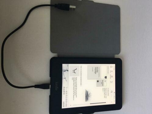 Kindle Voyage 4gb met hoes en lader