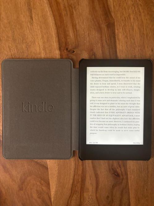 Kindle with case