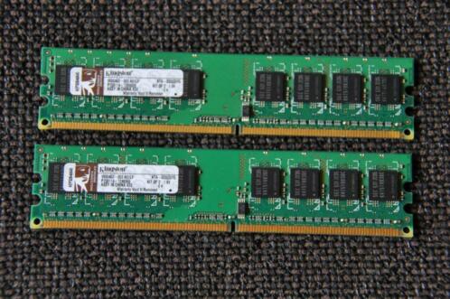 Kinston KTA-G55331G 1GB PC2-4200 DDR2-533 Kit Geheugen