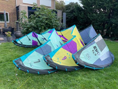 Kitesurf set, Duotone evo SLS 7,9,11m  incl. Bar amp Lijnen