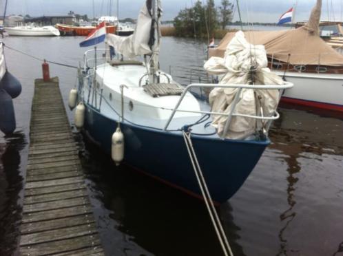 Klassiek zeil jacht Trewes 1 a, diesel motor, all -mast