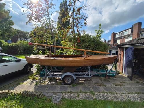 Klassieke houten zeilboot (Vrijheid) compleet incl. Trailer
