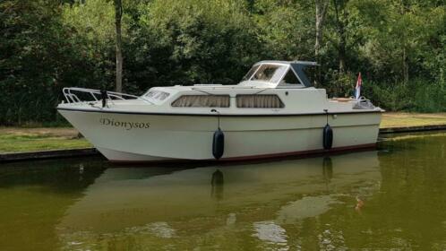 Klassieke Waterland 850 OK Cabrio met Boegschroef en Vetus