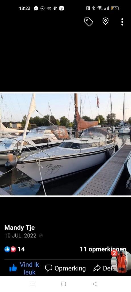 Klussen en varen in een heerlijke zeilboot zeiljacht