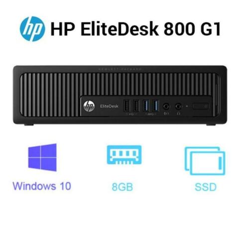Knalprijs HP Elite 800 G1 USDT  i5 4670s  8GB  240GB SSD