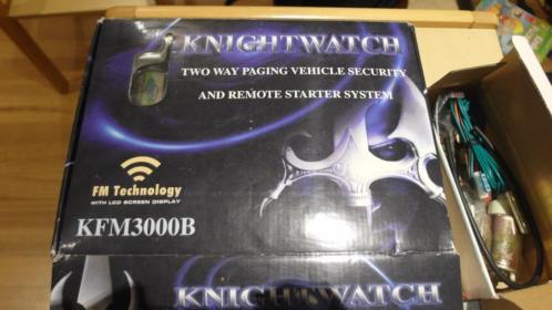 Knightwatch KFM3000B Autoalarm - zelf inbouwen