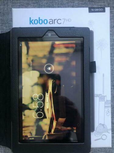 Kobo arc hd7  compleet  kleuren e-reader  cover