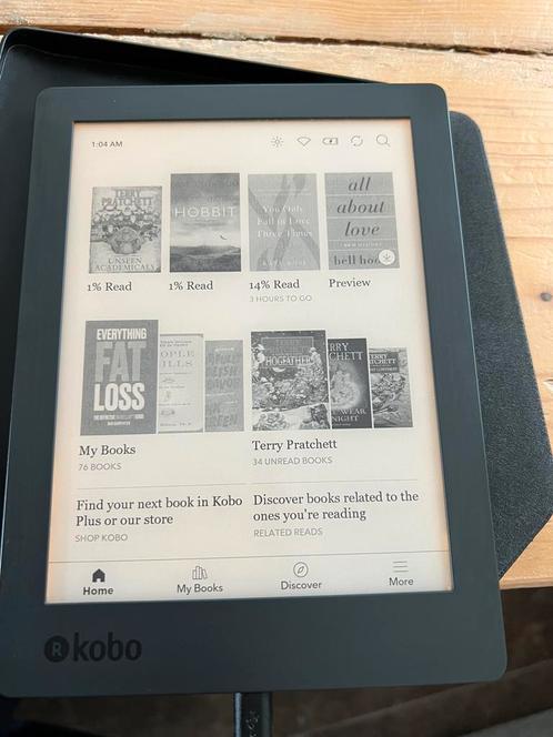 Kobo Aura 2 met sleepcover