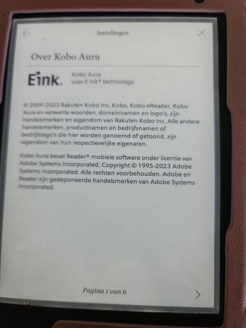 Kobo aura e reader