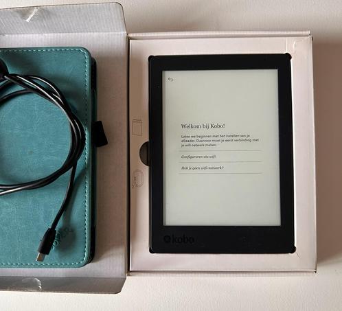 Kobo Aura E-reader Ereader inclusief cover, oplader en doos