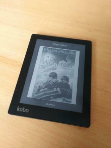 Kobo aura ereader met verlichting en veel boeken