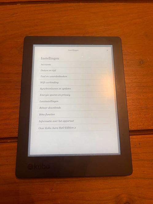 kobo aura h2o edition 2 met hoesje