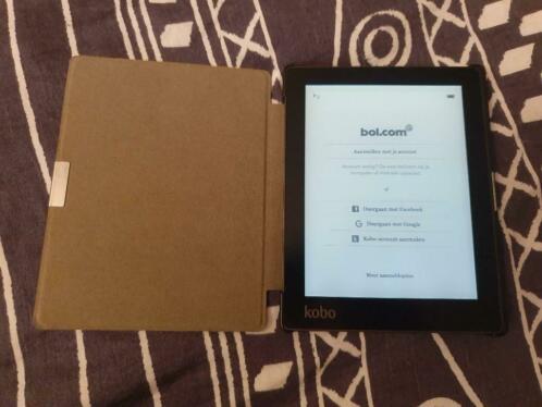 Kobo Aura - Zwart - 6 inch - e-reader - met cover