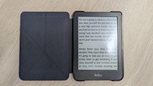 Kobo Clara HD E-Reader met sleepcover (zo goed als nieuw)