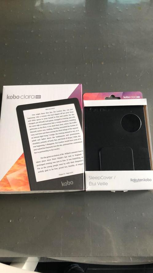 Kobo clara hd e-reader met sleepcover zwart