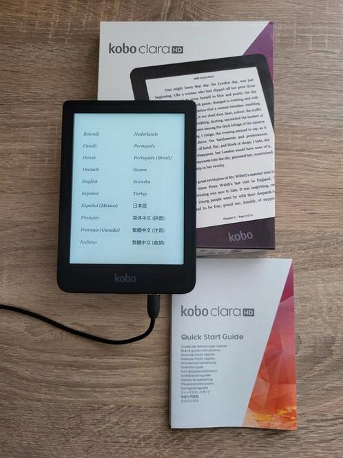 Kobo Clara HD ereader 2021 met verpakking