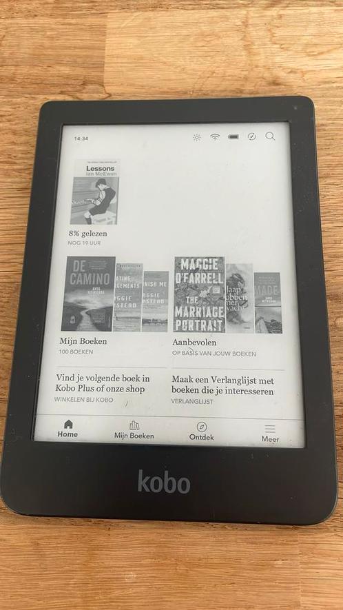 Kobo Clara HD ereader werkend na waterschade