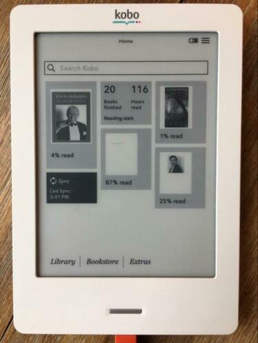 Kobo E reader compleet met originele hoes