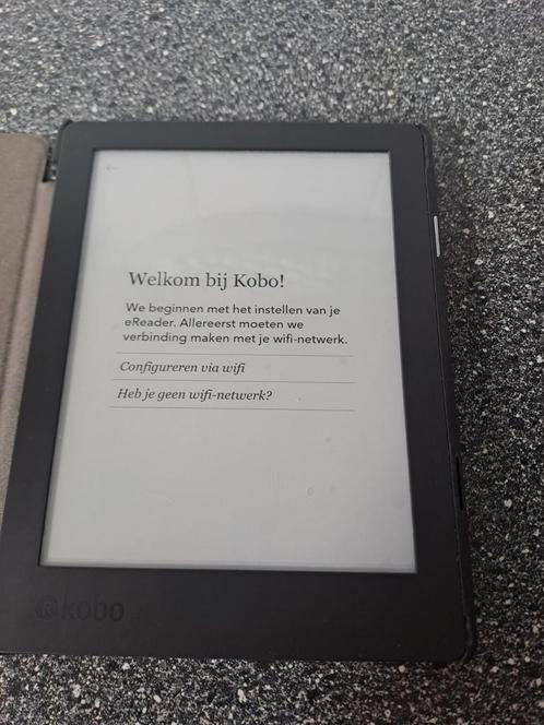 Kobo e-reader in hoesje